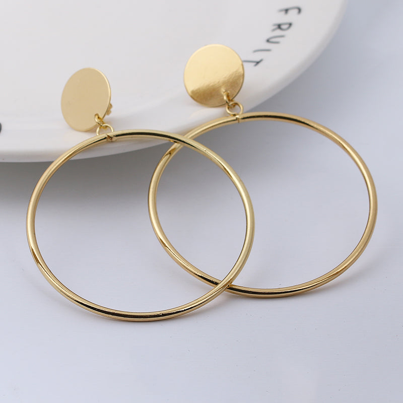 Round clip online on earrings